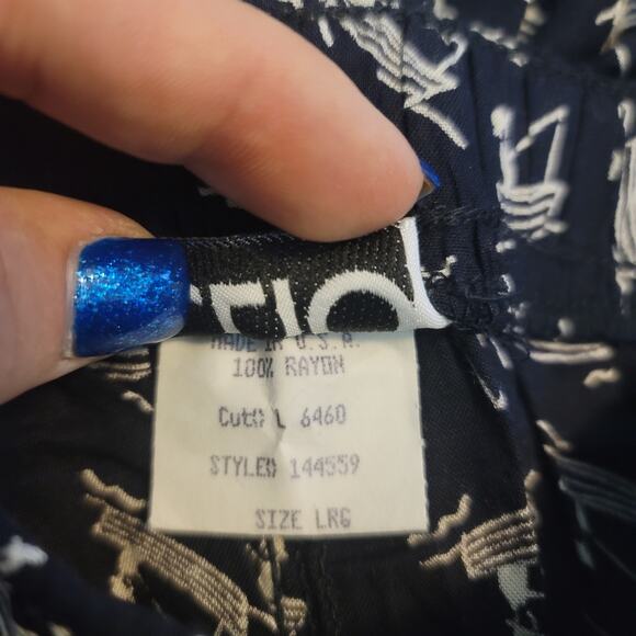 Clio Robinson May Black Fishing Boat Design Pants Large NWT - Picture 6 of 6